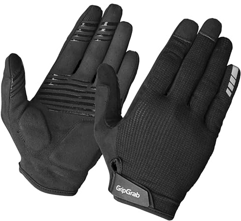 GripGrab EXPLR Gants de VTT Gants d'été pour vélo VTT Gravel Bike Gants de Cyclisme Doigts Longs rembourrés