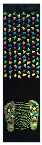 120x35 Cm Tappetino In Pietra Per Massaggio Ai Piedi - Tappetino Per Agopressione, Tavola Per Massaggio Ai Piedi, Tappetino Per Agopuntura Per Piedi, Per Migliora La Circolazione Sanguigna Dei Piedi