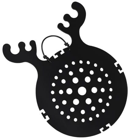 UKCOCO Geweihfarn Pflanzbrett Wandpflanzer Acryl Schwarz