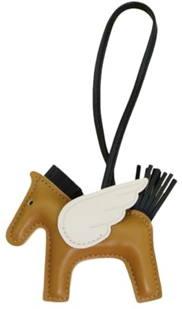 Rockreyoa Cartoon-Pferde-Anhänger Niedliche Schlüsselanhänger Autoschlüsselanhänger Pferd Taschenanhänger Geldbörsenanhänger Tier-Deko-Anhänger Keychain Cute Bag Charms Phone Charm Kaffee#2