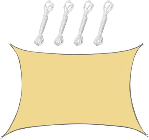 Patio Sun Shade - Sun Shades Outdoor Patio | Candela Ombra da giardino, Triangolo Sunshade, Coppa di Ombra Quadrata, Grande Tenda Impermeabile, Canopy Portatile Sunshade per BBQ da Piscina da