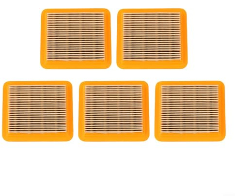 GX50 47.9CC 4-Takt Luftfilter Ersatz 5er Set, Rasenmäher Zubehör für Gartenmaschinen und Benzinersatzteile, Effizienter Staub und Schmutz