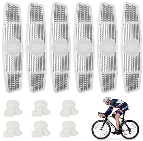 Notoke 6 Stück Fahrrad Reflektoren Speichenreflektoren, Katzenaugen Reflektor für Hohe Sichtbarkeit Nacht, Fahrradsicherheit Zubehör für Mountainbikes, Fahrrad Kinder, MTB, Nachtfahrten