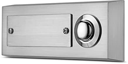 REV Türklingel, Haustür - Klingelplatte (Metall), max. 42V AC/DC 2A, silbern