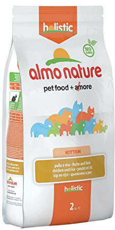 almo nature Holistic Kitten mit Huhn und Reis- Trockenfutter für Katzenjunge, Aller Rassen 2kg