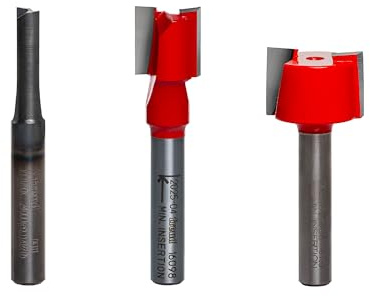 Freud 89-660: 3 Piece Undersized Plywood Bit Set (1/4 Shank)
