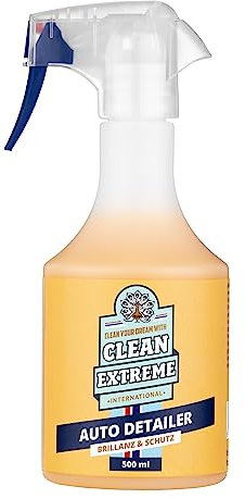 CLEANEXTREME Auto Detailer Brillanz & Schutz | 500 ml Spray | Reinigung, Pflege & Versiegelung - schnelle Lackpflege mit Glanz + Abperleffekt
