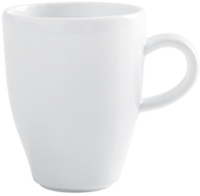Kahla-Tazza in porcellana, Set da 2 tazze, colore: bianco