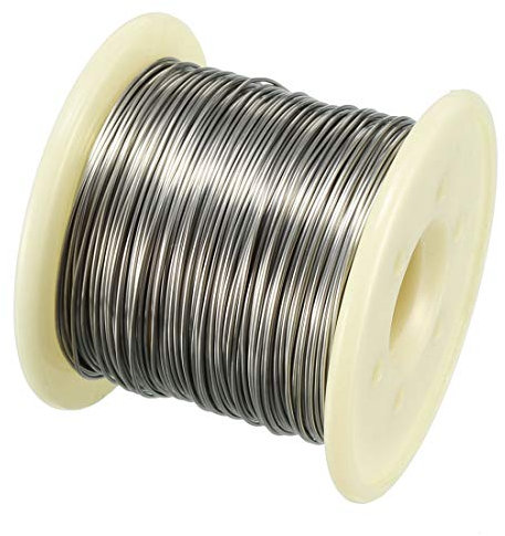sourcing map 0.6mm 22AWG Heizwiderstand Draht Nichrome Widerstand für Heizelemente 65.6ft de