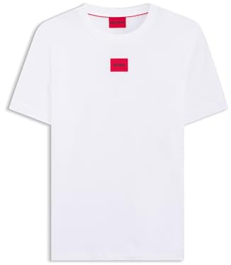 HUGO Men's Diragolino212 T-Shirt, White