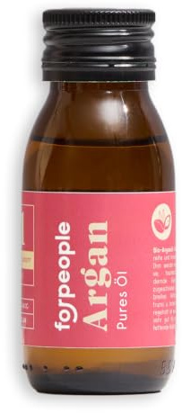 forpeople BIO Arganöl aus Marokko 100ml – 100% pures marokkanisches Arganöl bio kaltgepresst – Pflegeöl für Gesicht, Körper und Haare – Vegan, parfümfrei, original aus Marokko in höchster Qualität