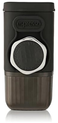 AMRTTWY Machine À Café Portable. Machine à expresso portable for café moulu et capsules, petite machine à café de, parfaite for le camping, la randonnée et le bureau .Cafetière Nomade