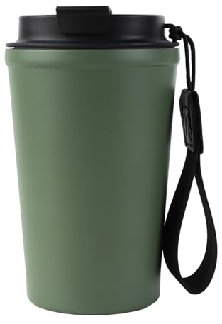 kiptyg Tazza Termica 380ml in Acciaio Inossidabile – Tazza da Viaggio Riutilizzabile con Coperchio Antigoccia, Doppia Parete per Caffè Caldo, Tè e Bevande Fredde, Ecologica
