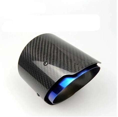 Endrohr Für Suzuki Für Swift 2018-2020 Auto Carbon Fiber Auspuffanlage Rohrspitze Curl Schwarz Edelstahl Schalldämpfer Dekorationen Auspuffblende(D)