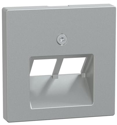 Merten 298060 Plaque centrale pour insert UAE, 2 voies, aluminium, système M