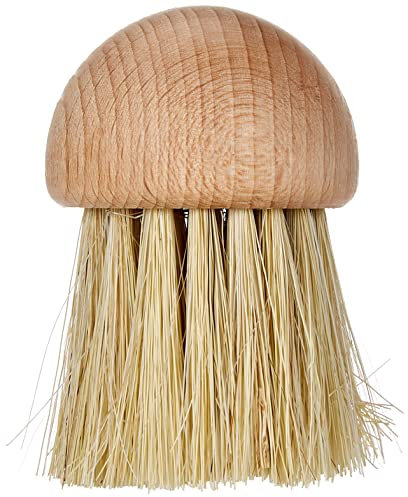 LA BONNE GRAINE - Cepillo para setas Madera y cerdas de ante 100% natural - Preserva la seta - Calidad superior - Marca francesa
