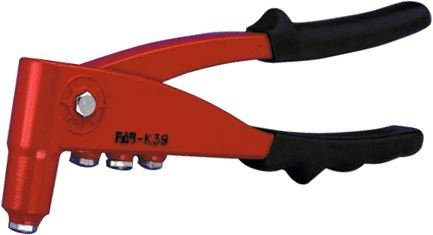 Rivettatrice Far mod. K39 275 mm per rivetti 2,4-4,8 Tutte le leghe Testa Ø22mm