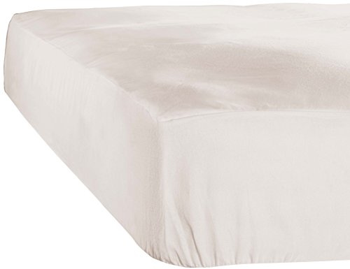 De Witte Lietaer Custodia Lenzuolo con Angoli Elasticizzati in Jersey, Cotone, Colore: Avorio, Letto Completo, 140x200x40 cm