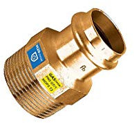 Raccordo Dritto Bronzo 1/2 X 12 Mm A Pressare Maschio Frabo