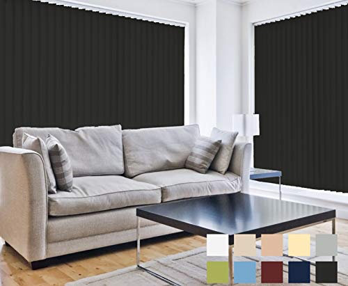 etusimo Lamellenvorhang 110 x 150 cm, Anthrazit