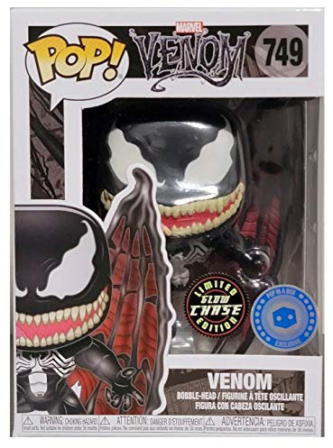 Funko Pop! 749 Marvel Winged Venom GITD Glow in The Dark Chase Exclusive Wackelkopf-Figur