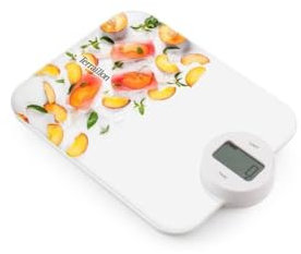 Terraillon Bilancia da cucina, Dynamo Peach, Kit Cannucce in omaggio, Kit Dynamo Peach