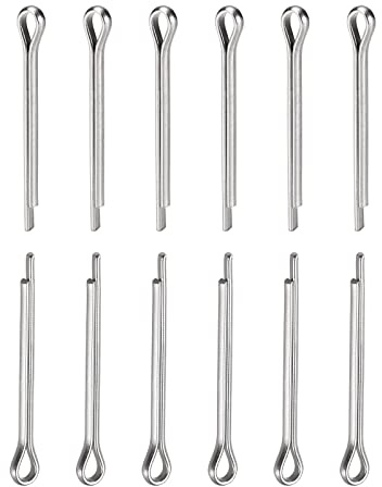 DTGN 1,5mm x 16mm (DxL) Chaveta Clip Pasadores - 60 Paquete - Bueno para Maquinaria - 304 Inoxidable Acero Horquilla Sujetadores - Plata