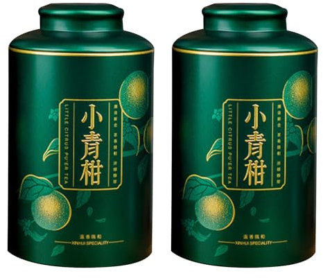 Caja sellada para té, tarro de almacenamiento de hojalata de metal con tapa, contenedor de peso de 500 g, organizador grande