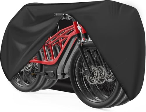 Zettum Bike Cover - 600D PU Coating Stationary & Outdoor Bike Cover for Mountain & Road Bikes & Scooters - Waterproof & Heavy Duty