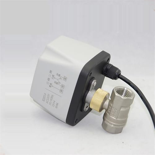 1/2 3/4 1 Zoll Elektrischer Edelstahl-Kugelhahn Drei Drähte Zweipunktsteuerung Motorisierter Edelstahl-Kugelhahn 220 V 12 V 1 Stück(3/4,220VAC)