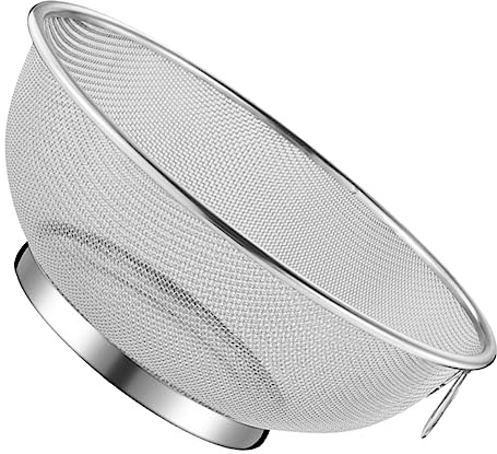 DECHOUS Fine Mesh Strainer Stainless Steel Colander for Kitchen Sieve for Fruits Vegetables and Soybean Milk Easy to Clean and Use
