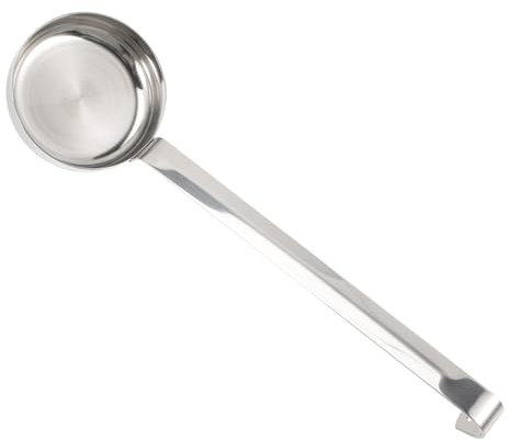 ASAKKURA Pizza Sauce Ladle Spoon Long Handle Stainless Steel Kitchen Sauce Serving Scoop Baking Measuring Spoon Home Cooking