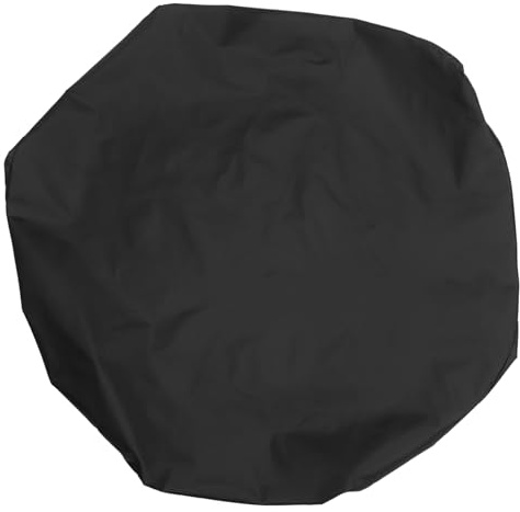 BAZEITFLOW Funda para Barbacoa Redonda Protectora de Parrilla Resistente Polvo y UV para Exterior Tejido Oxford Duradero y Fácil Limpieza