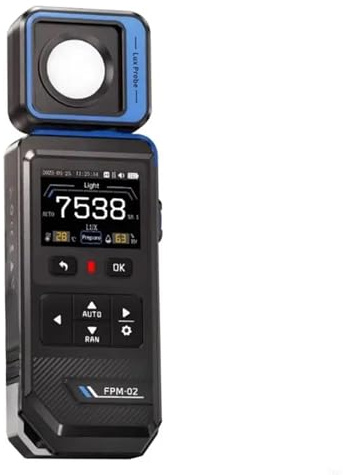 luxómetro Digital, Luxómetro De Mano G92C, Fotómetro, Iluminómetro, Medidor Luz, Precisión 0-99990, Iluminancia Digital For Granjas Y Hogares para viviendas, Agricultura y almacenes