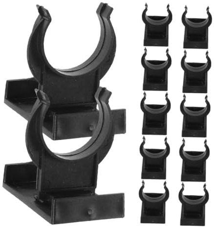 Cabinet Foot Protector Kickboard Plinth Clips Plastic 15 Sets Black | Corner Skirting Board Snap Screw Bracket for Home Office, Stable Support, Seamless Finish, 15 Sets