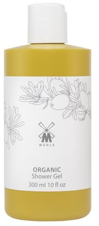 MÜHLE Organic Duschbad 300 ml schäumend, vegane Naturkosmetik, unisex | Duschbad für alle Hauttypen, mit Glycerin und Weizenprotein, pflegend, feuchtigkeitsbindend, für Damen und Herren