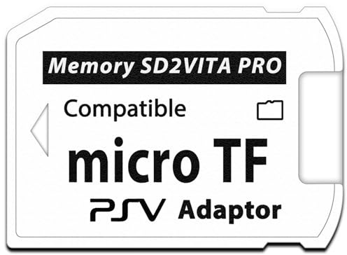 LEAGY Ultimat Version SD2Vita 5.0 Minneskortadapter, PS Vita PSVSD Micro SD-adapter för PSV 1000/2000 PSTV FW 3.60 HENkaku Enso System