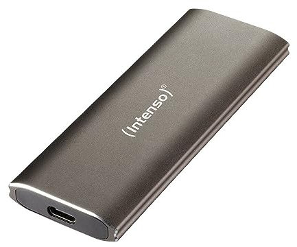 Intenso External SSD Professional, 500GB, Discos Duros Sólidos Externos, USB 3.1Gen.2 Super Speed 10 Gbps, Metallic brown, Aluminio