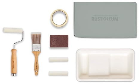 Rust-Oleum Ready to Roll - Eco Paint Kit (Small) - Kitchen Tile Gloss Dusky Greys