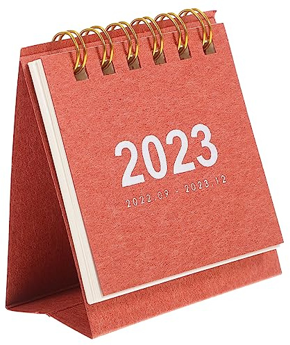 WOFASHPURET 1 Stück 2023 Kalender Lehrerplaner Studienjahr 2022 Planer 2022 Wand Mini Stehen 2022 Schreibtisch Schreibtischaufsatz Schreibtisch Staffelei Wohnkultur Zubehör Papier Büro