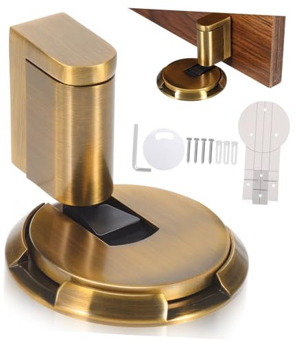 TOPBATHY Meccanico Pavimento Antivento Anti-sbattere Per Impedire Chiusura Resistente Autoadesivo Fermacancello Altezza