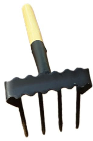 BESTonZON Rateau De Jardin à Main Petit Râteau pour Ameublissement Sol Et Plantation Outil De Jardinage Et Portable