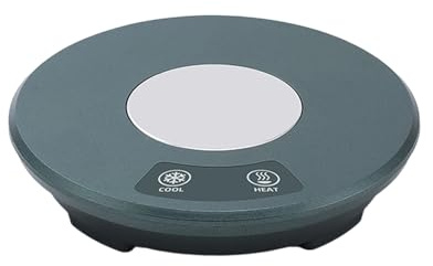 Calentador de tazas de café USB con temperatura constante de 55 °C, calentador de tazas de café de escritorio con botón de calor frío para escritorio, oficina, portátil, taza fría caliente