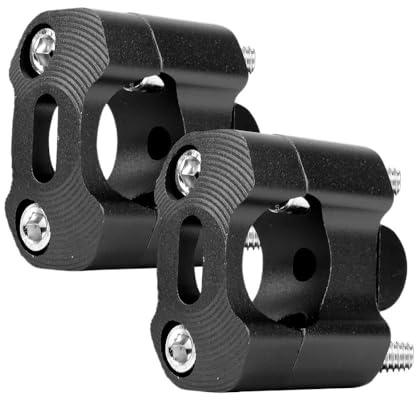 abrazadera elevadora manillar Adaptador elevadores abrazaderas para manillar motocicleta 7/8 de aleación CNC para Dirt Pit Bike ATV, accesorios universales para motocicleta