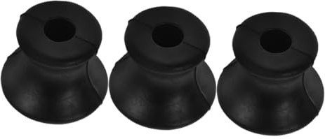 Universeller Stimmgabelhalter aus Gummi, 3 Stück, Schwarz | Zuhause und Reisen, Rutschfeste Basis, Stabil und Langlebig, Passendes Zubehör für Stimmgabel