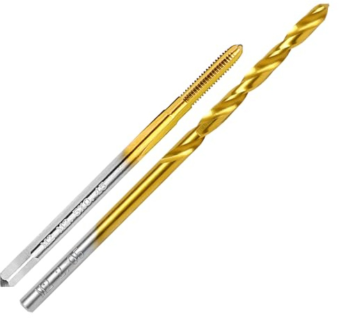 ASNOMY M2,5 x 0,45 Gewindeschneider und 2,05mm Bohrer Set,HSSG, Einschnittgewindebohrer Gewindebohrersatz, Gewindeschneiden, Gewindeschneidset