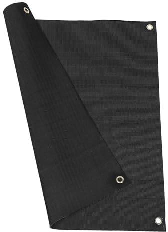 HONITANO Pfeilfangnetz 2mm Schwarz mit Verstärkten Kanten Bogenschießnetz für Recurve und Compoundbogen Robustes Zielstopp Netz für Schießstand und Outdoor Training