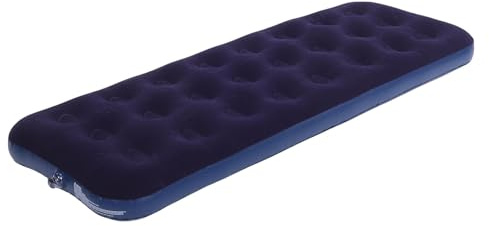 Luocute Matelas Gonflable, Matelas Gonflable en PVC floqué de Taille Unique, Coussin de Couchage de Camping, capacité de Poids de 220 LB, pour la Maison, Le Camping en Plein Air, la