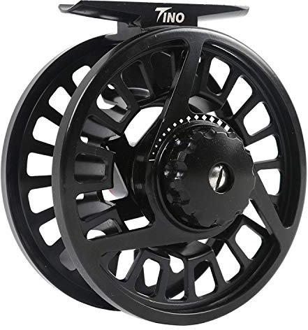 MAXIMUMCATCH Tino Fliegenrolle, Groß Arbor Trout Fliegenfischen Rolle und Angelrolle mit Schnüre in 5/6, 7/8wt (Tino Rolle, 5/6 wt)