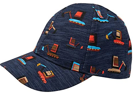 Basecap Baby Jungen Verstellbar - Schildmütze für Kinder Kappe Trucker Hut Sonnenhut (52, Bagger)